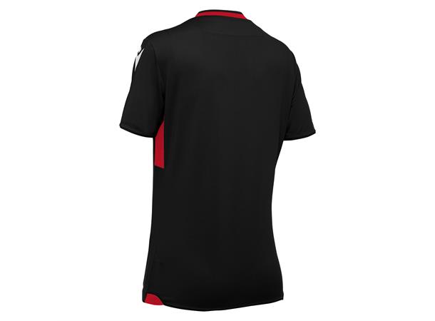 Alya Shirt (Dame) SORT/RØD L Kampdrakt med feminint snitt 