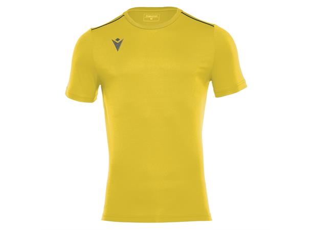 Rigel Hero Shirt SS YEL XS Teknisk trenings t-skjorte - Unisex 