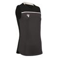 Thallium Shirt Woman SL BLK/WHT XL Teknisk armløs volleyballdrakt for dame