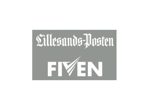Lillesand Posten + Fiven Hvit N Transfermerke 