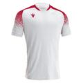 Alioth Shirt WHT/RED XXL Teknisk spillerdrakt i ECO-tekstil