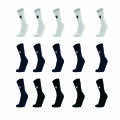 Macron Fixed Sokker 5 pk BLK L Sportssokker i bomullsmiks - Unisex