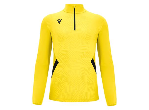 Fraser 1/4 Zip Top YEL/BLK XXS Teknisk treningsgenser - Unisex 