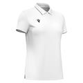 Melody polo WHT/GRY XL Poloskjorte - Dame