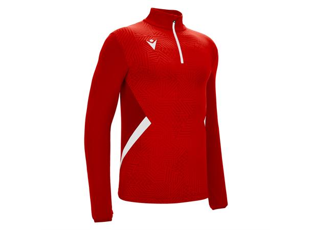 Fraser 1/4 Zip Top RED/WHT 3XS Teknisk treningsgenser - Unisex 