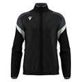 ODIN full zip top BLK/WHT L Jakke med kontrastdetaljer